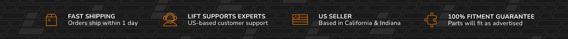 fast shipping lift supports experts