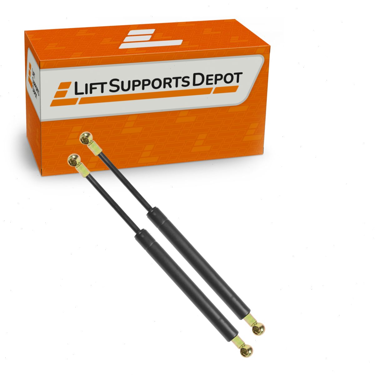Qty 2 10mm Metal Cup End Lift Supports 11.14 Inch Extended x 
